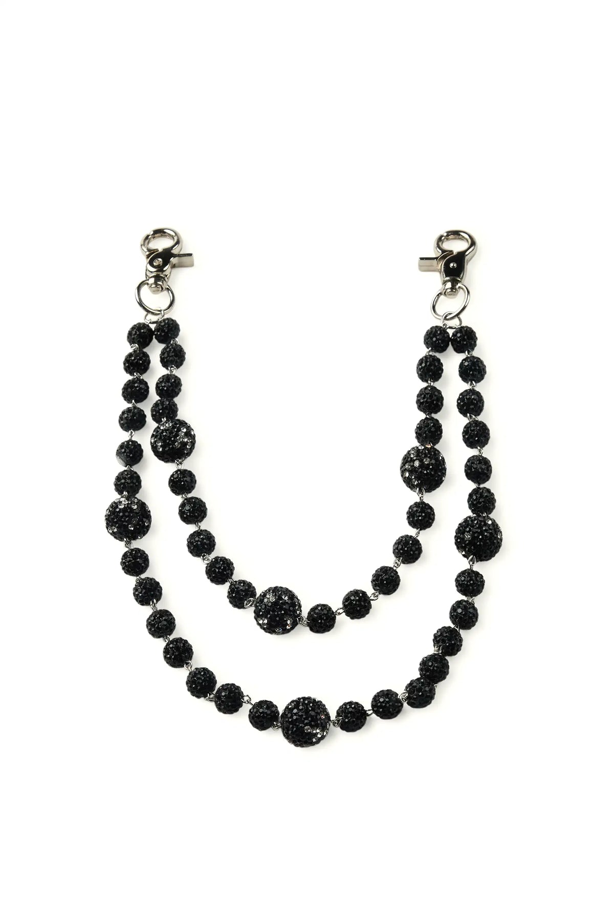Baller Black/Black Wallet Chain
