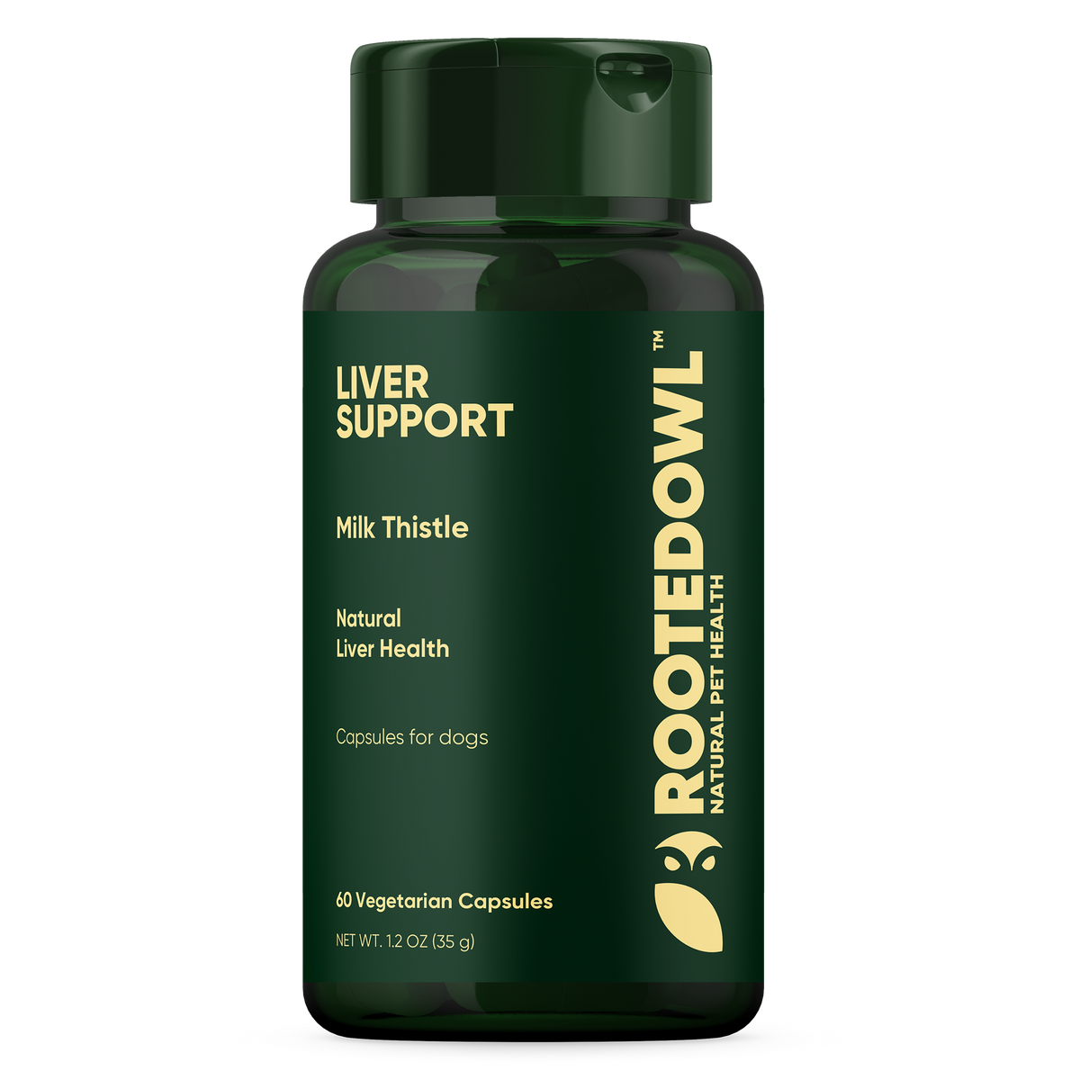 Animal And Plant Sciences Liver Support Vegan Capsules with Milk Thistle for Dogs - 60 CT 12 Pack