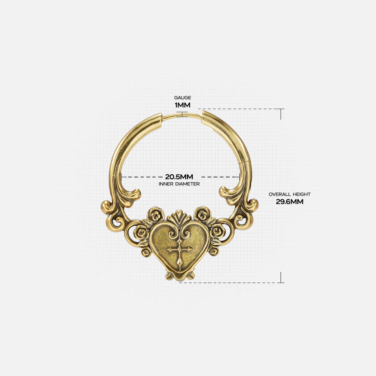 ORNATE AFFECTION EARRINGS