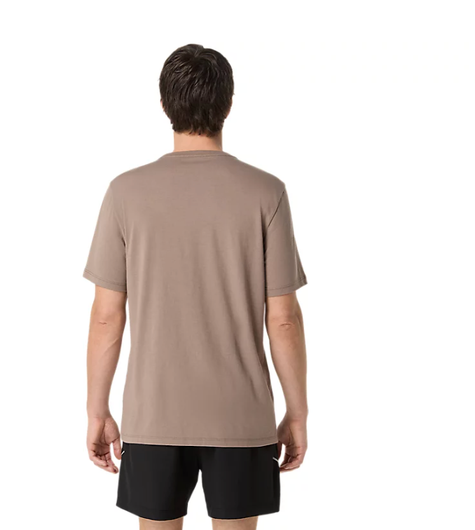 2025 Lehigh University Paul Short Run - ASICS Men's PR Poly Cotton Tee Heather Grey Taupe (2011D028) (PS-01)