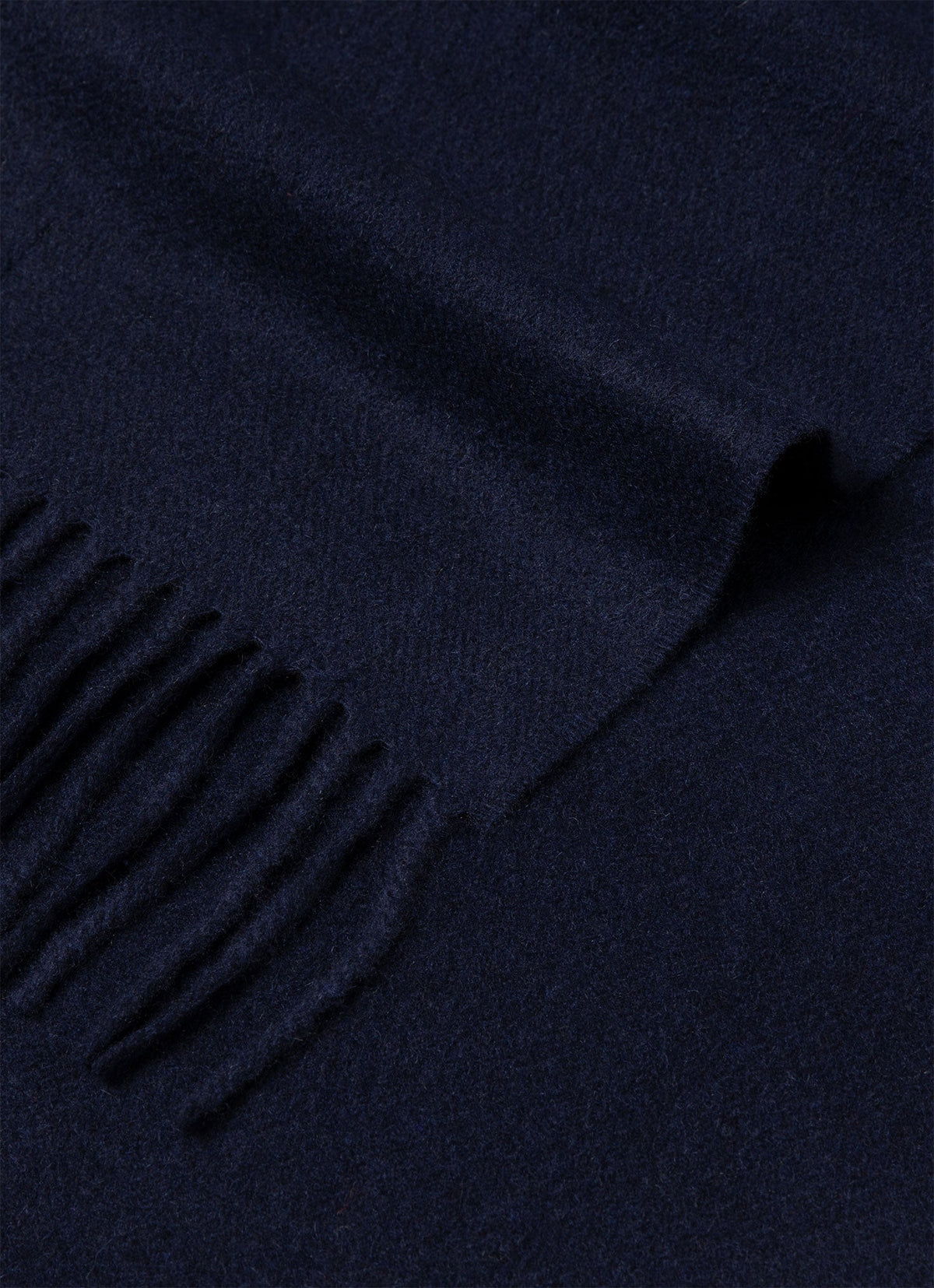 Cashmere Woven Scarf In Navy Asca9467 Buaa