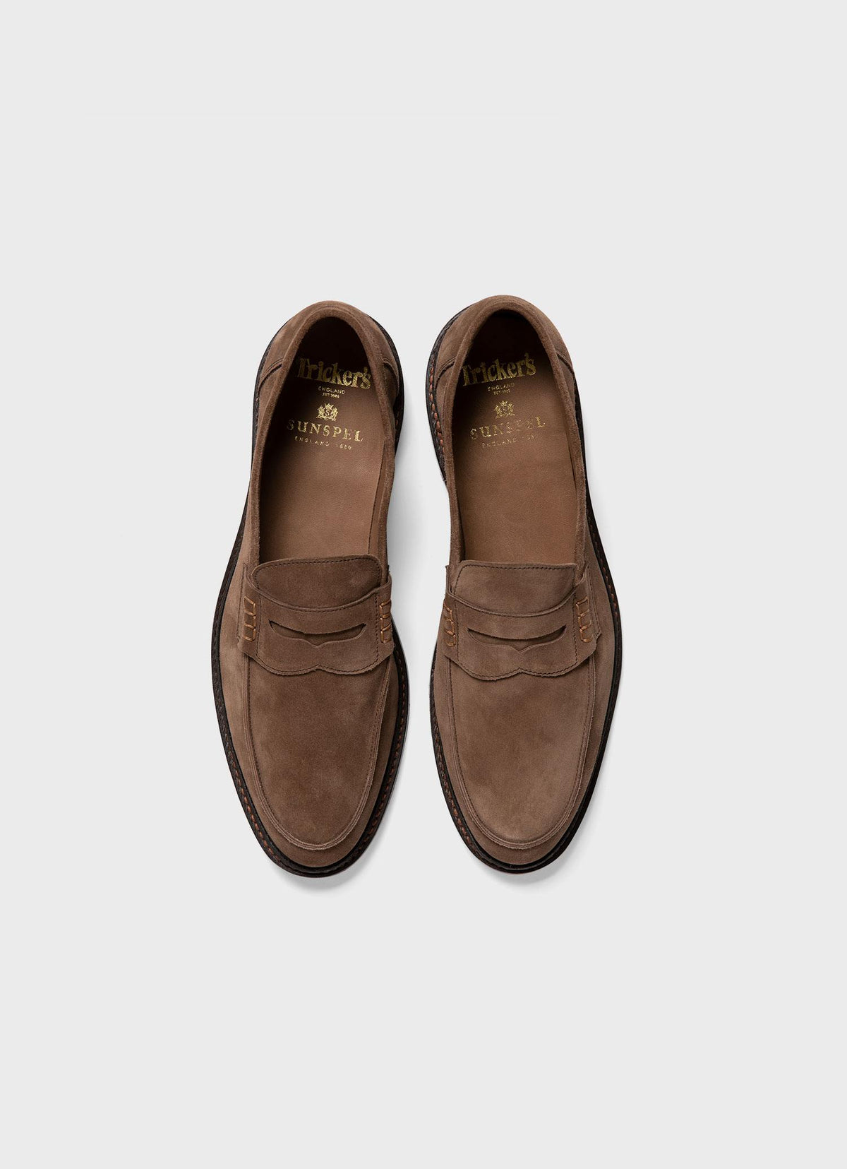 Suede Loafer In Light Brown