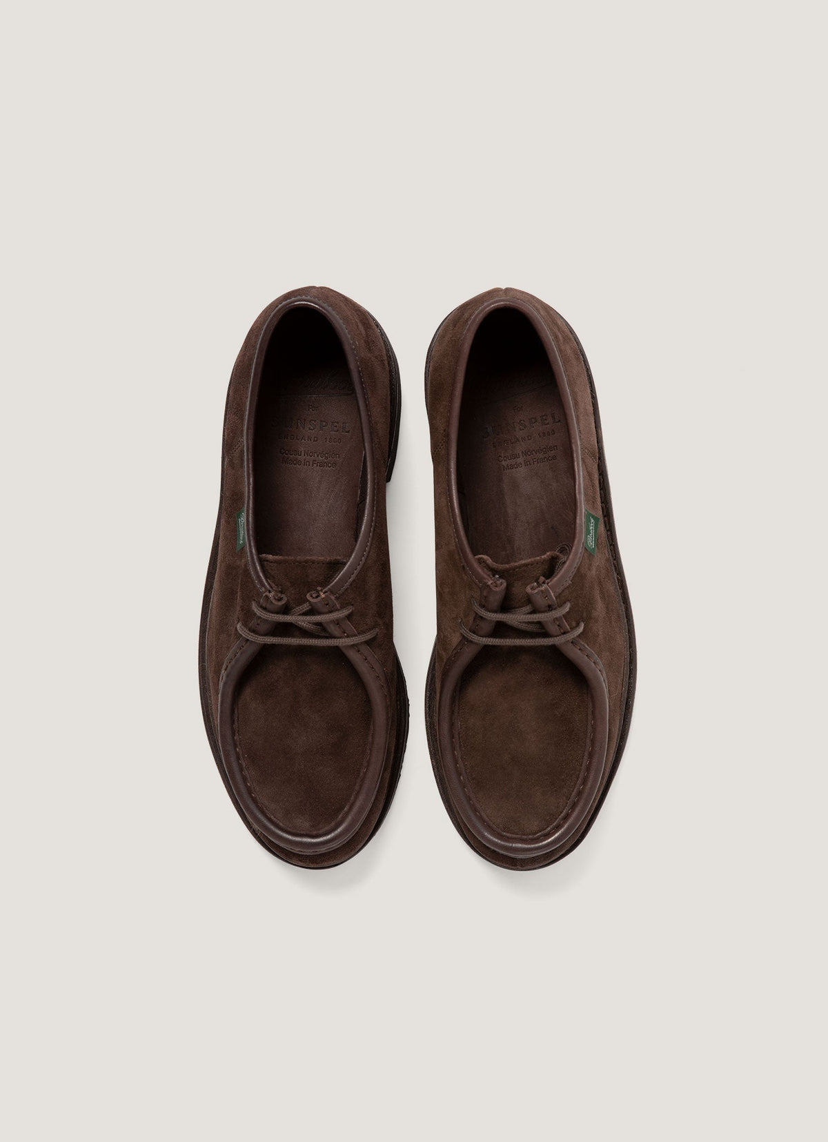 Paraboot Suede Micka Shoe In Brown Mftw9418 Brab