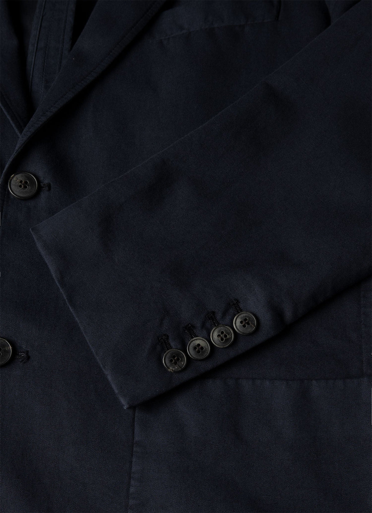 Mens Cotton Linen Unstructured Blazer In Navy Mjac7220 Buaa