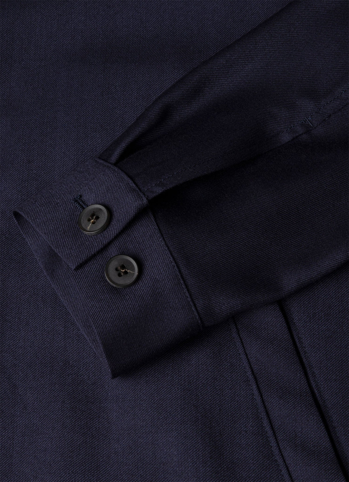Mens Wool Twill Jacket In Navy Mjac7201 Buaa