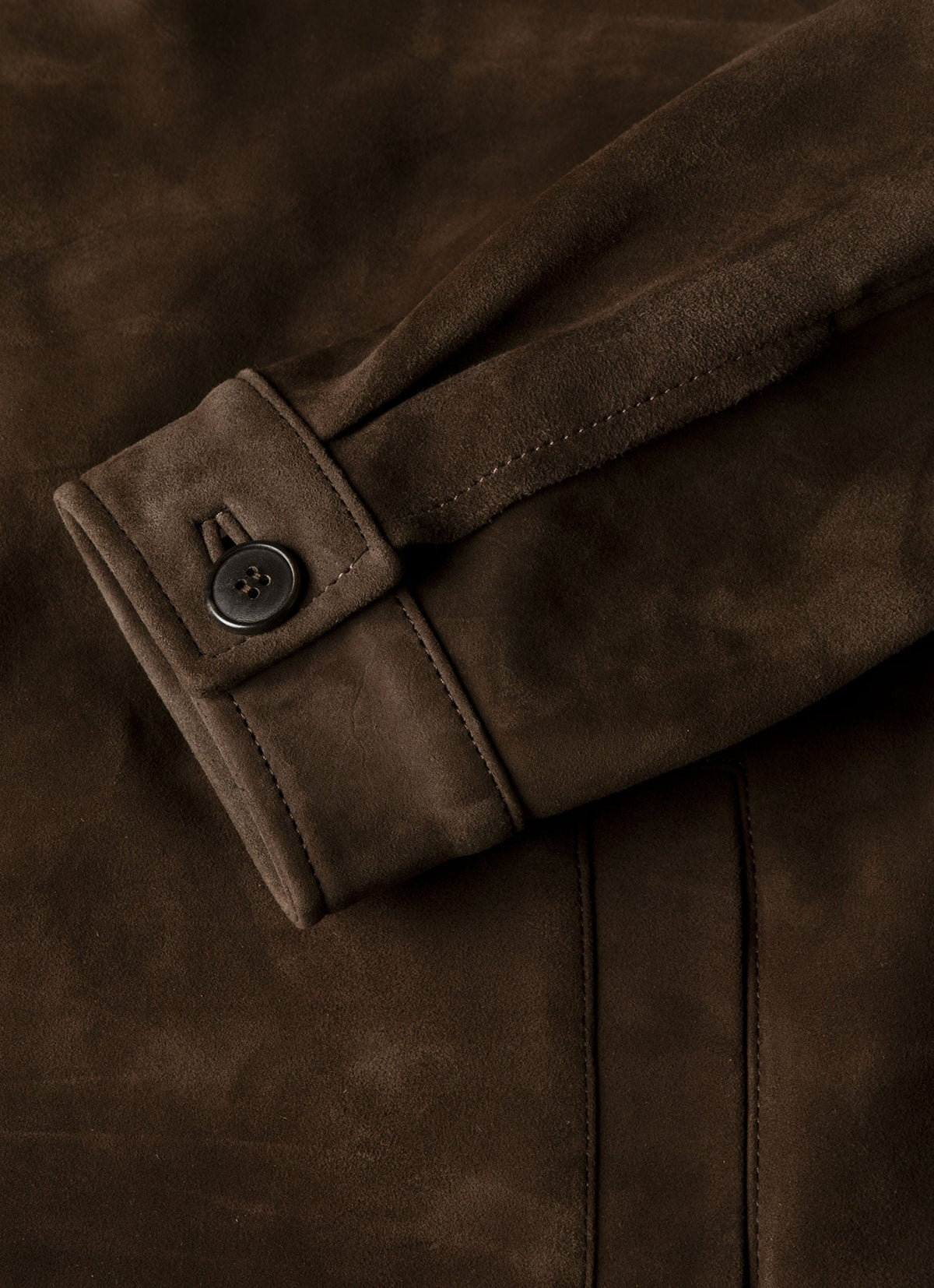 Mens Suede Jacket In Dark Brown Mjac7210 Brgz