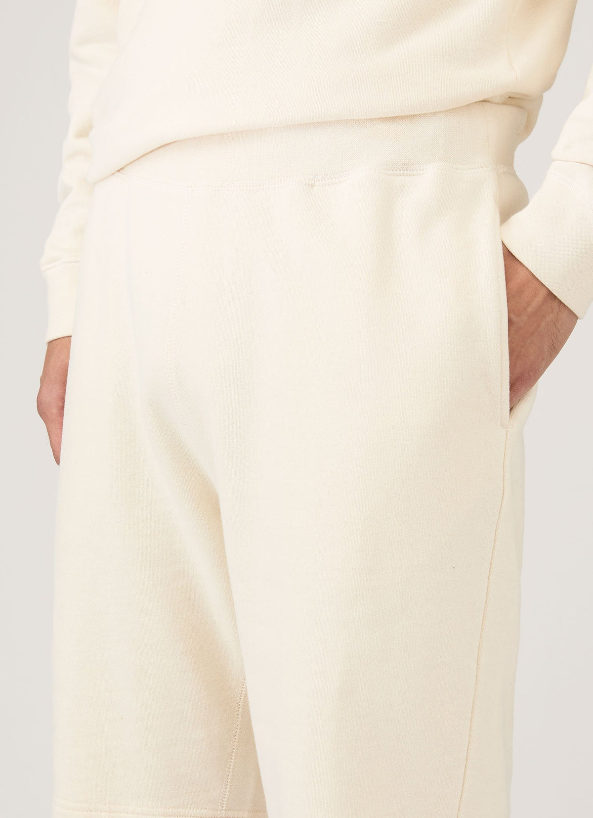 Mens Undyed Loopback Shorts In Undyed Mshr1519U Nuab