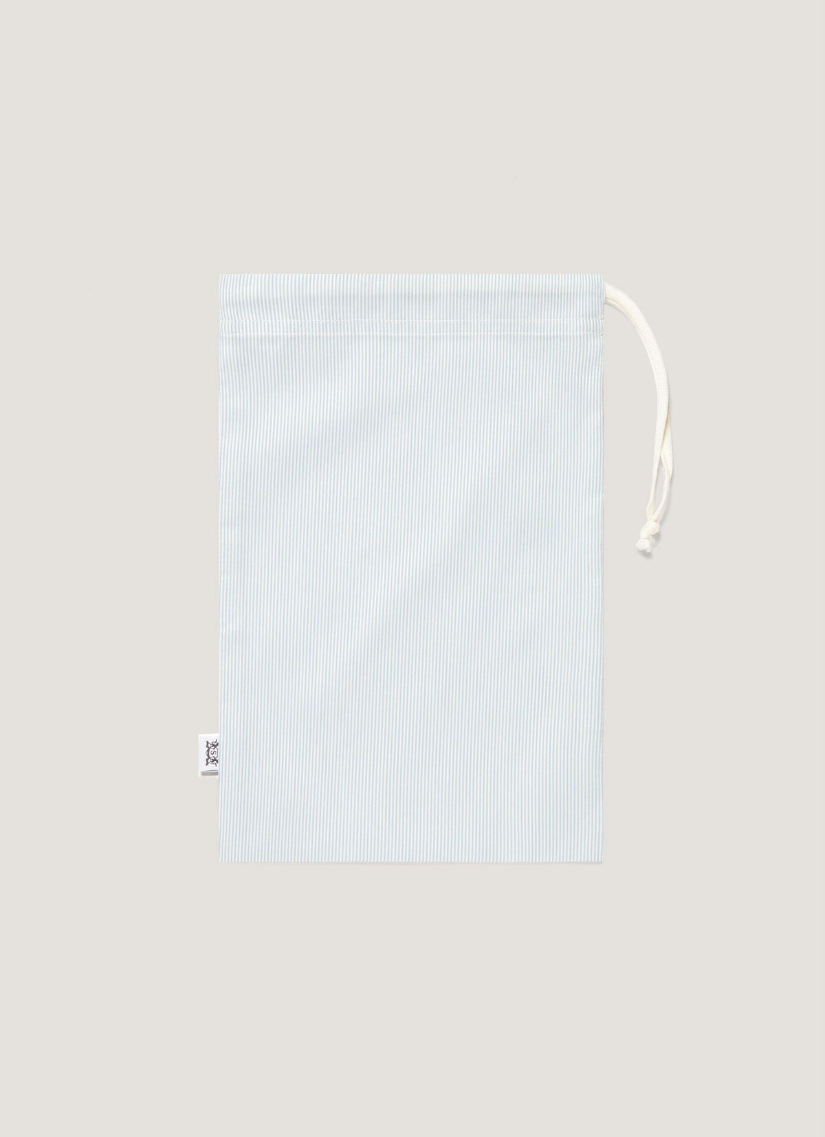 Men's Drawstring Swim Shorts in Sky Blue/White