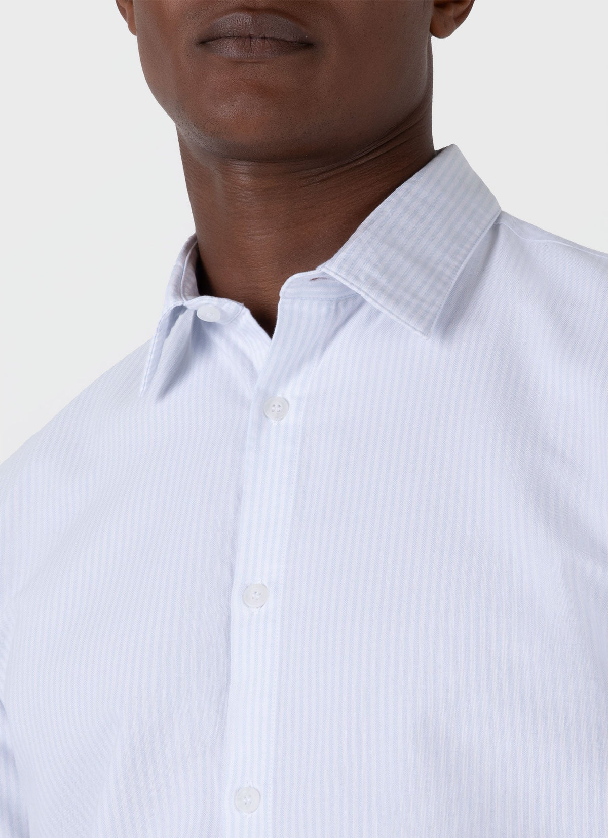 Mens Oxford Shirt In Light Blue Msht2128 Stmv