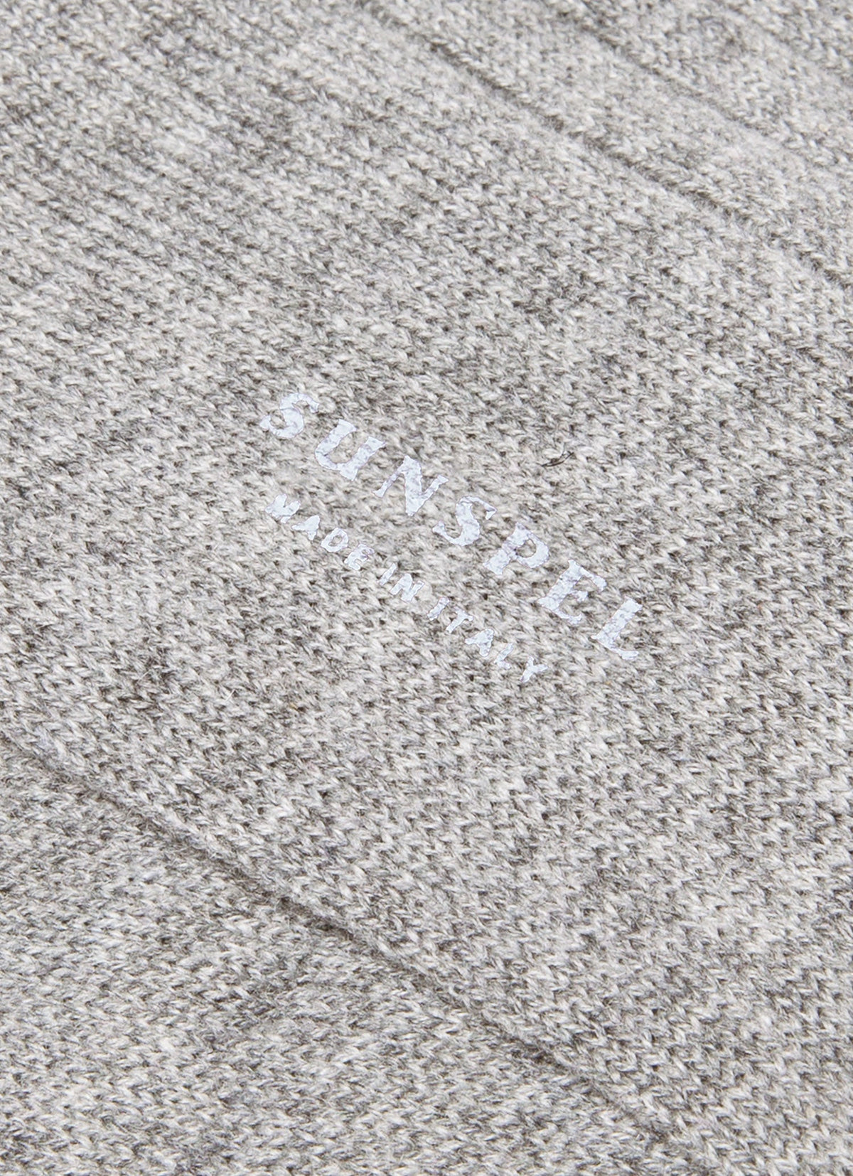 Cashmere Bed Socks In Mid Grey Melange