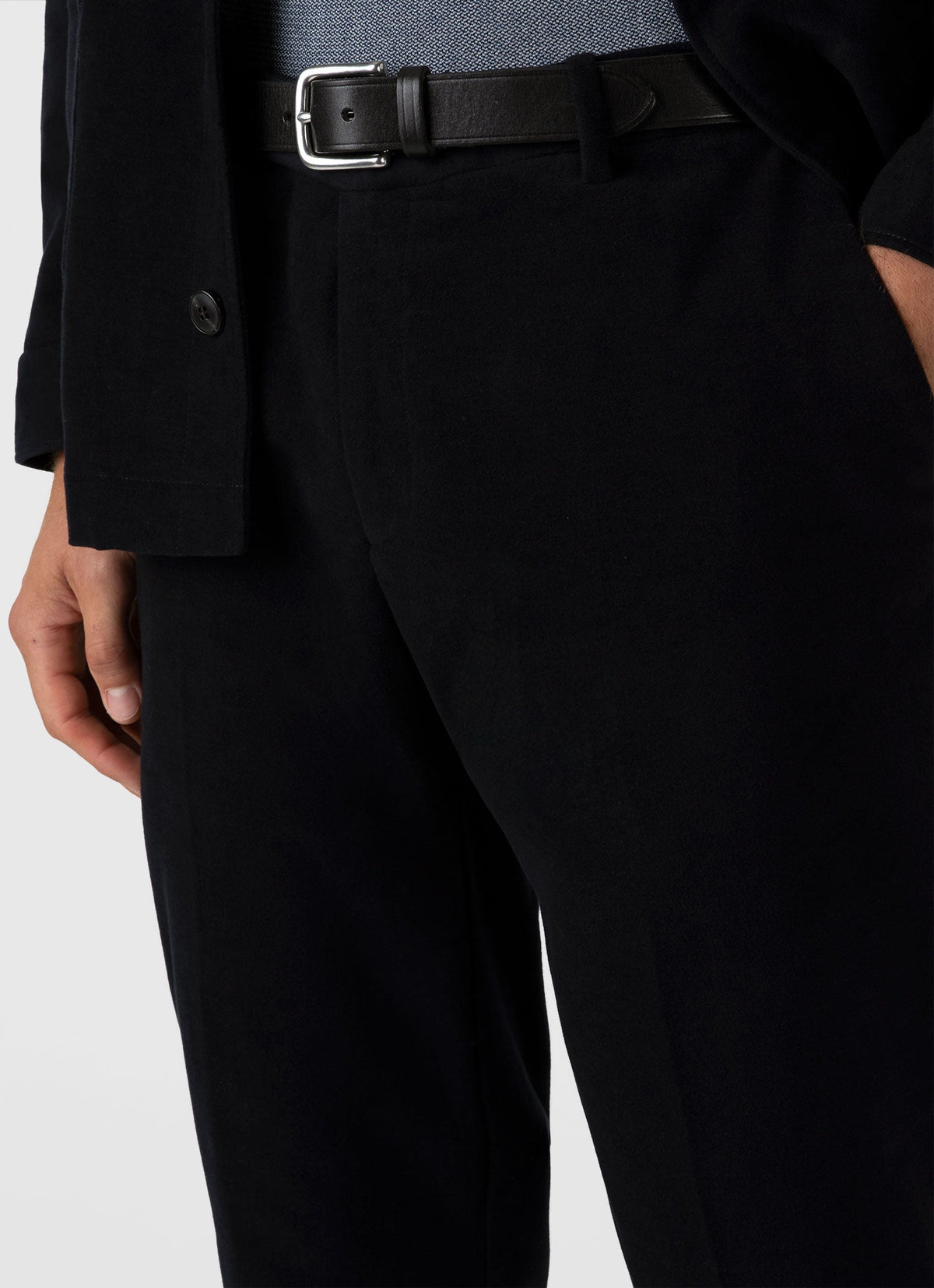 Mens Moleskin Trouser In Navy Mtrs3111 Buaa