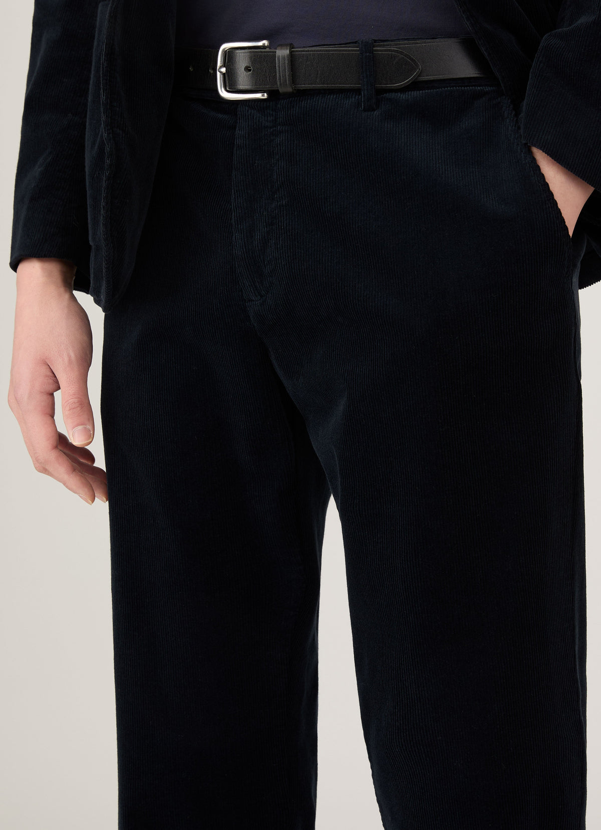 Mens Corduroy Trouser In Navy Mtrs3118 Buaa