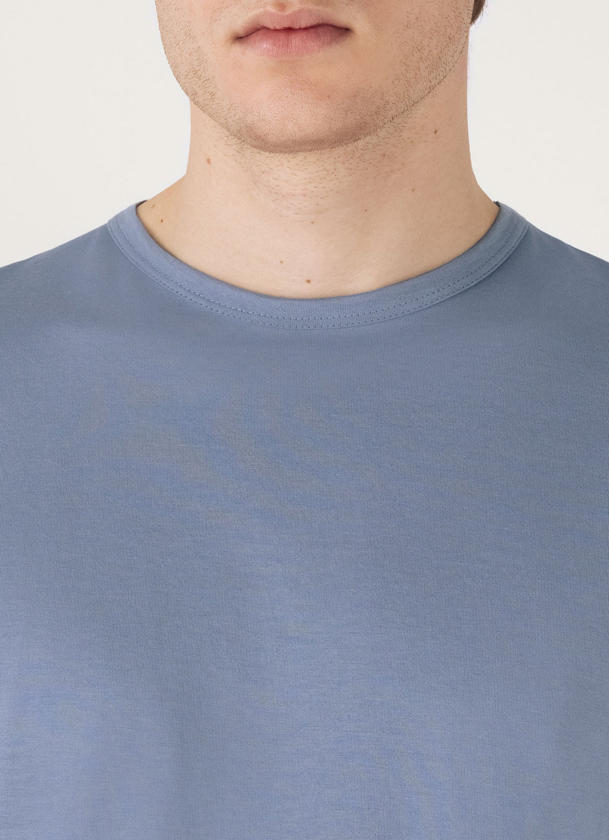 Mens Classic Tshirt In Vintage Blue Mtsh0001 Buwb