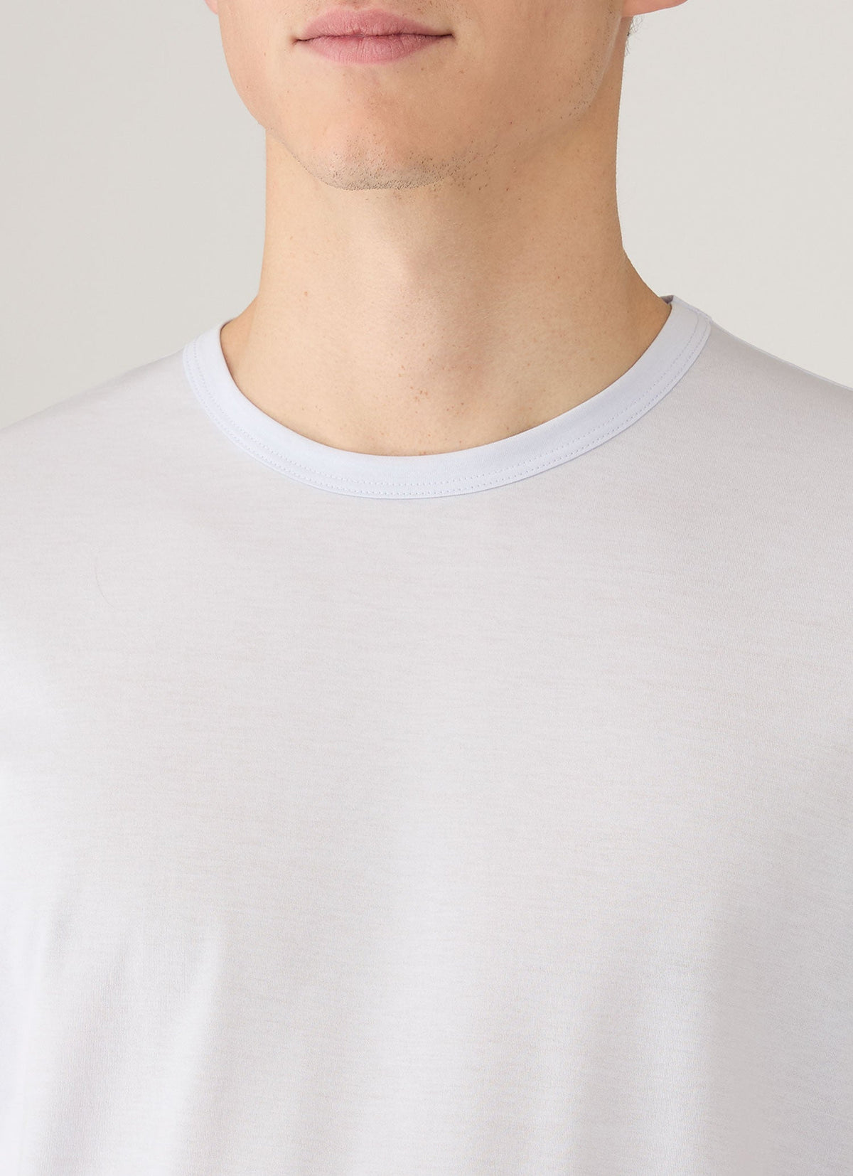 Mens Classic Tshirt In Light Blue Mtsh0001 Buwu