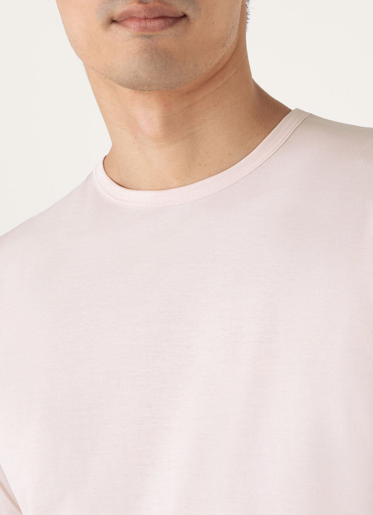 Mens Classic Tshirt In Pastel Pink Mtsh0001 Pkbl