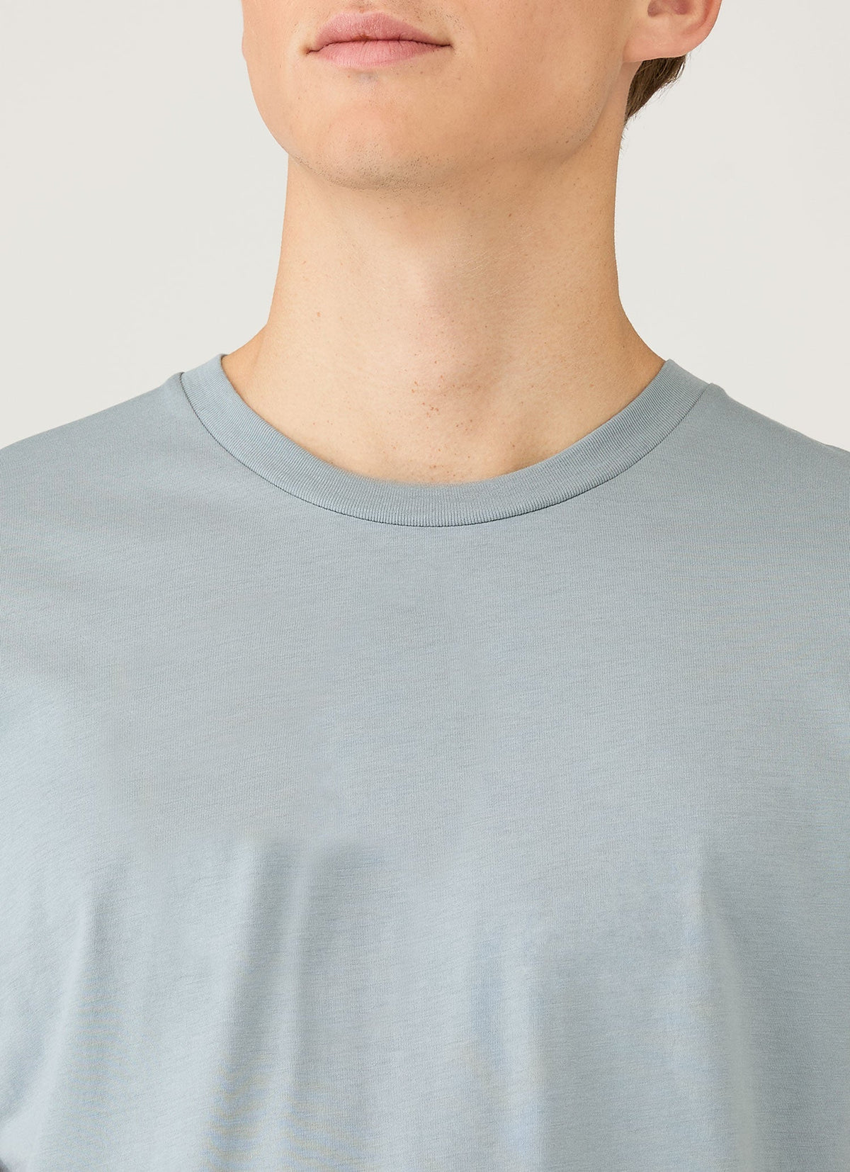Mens Riviera Midweight Tshirt In Stone Blue Mtsh0007R Buwt