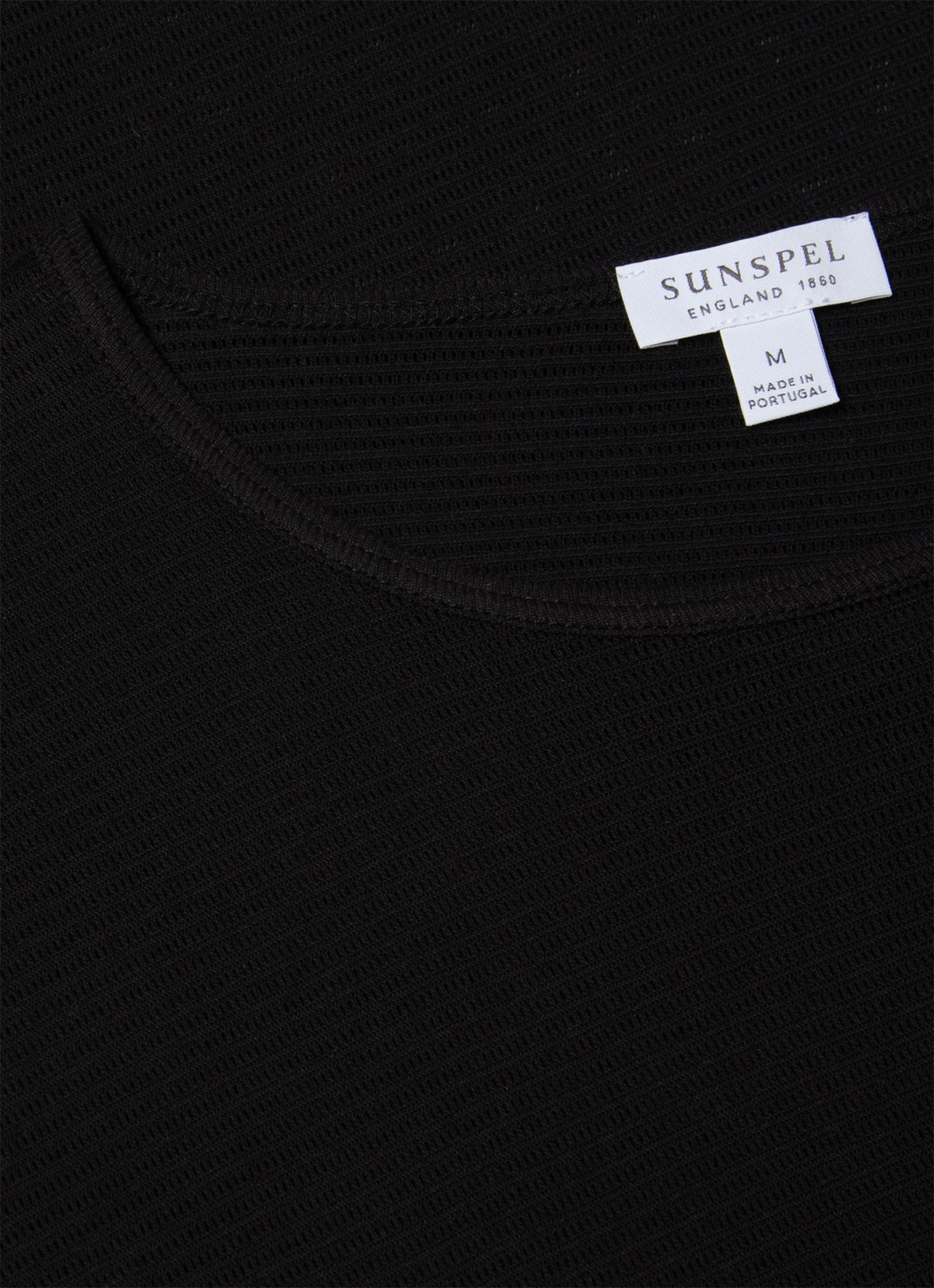 Mens Cellular Cotton Underwear Tshirt In Black Mtsh4003 Bkaa