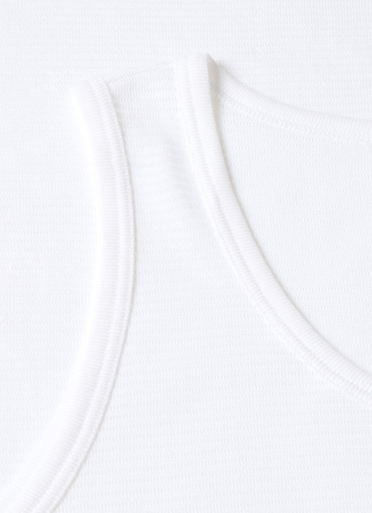 Mens Q14 Cellular Vest White