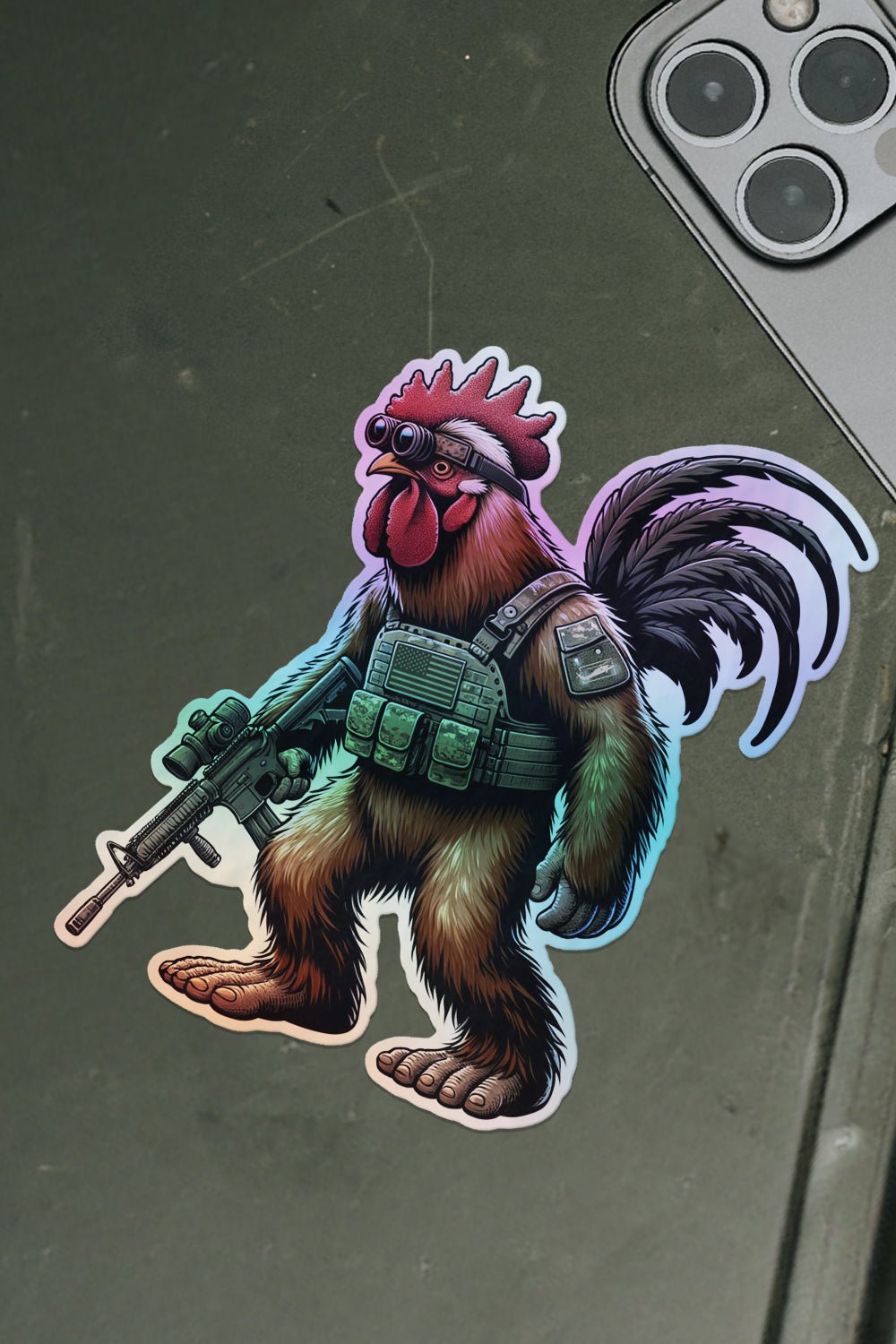 Holographic Sticker - Squatchcock