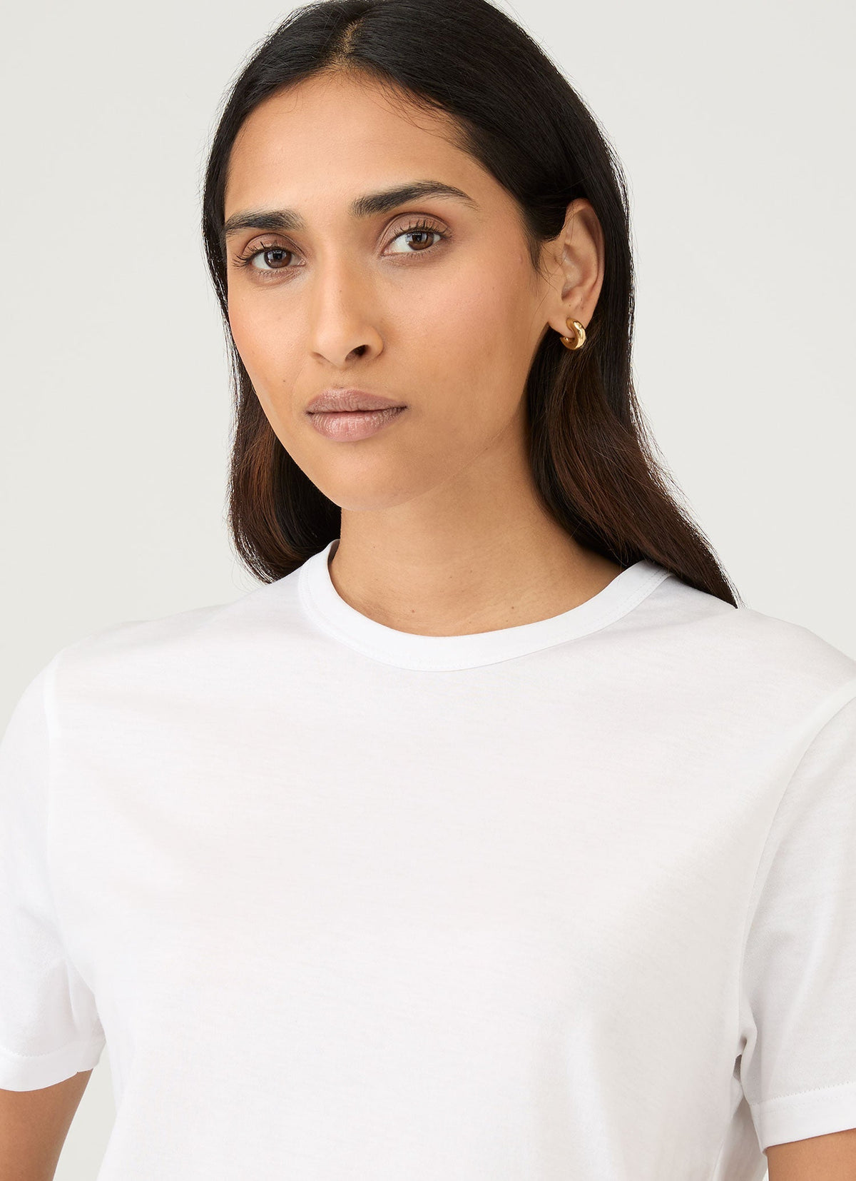 Womens Relaxed Fit Tshirt In White Wtsh0170 Whaa
