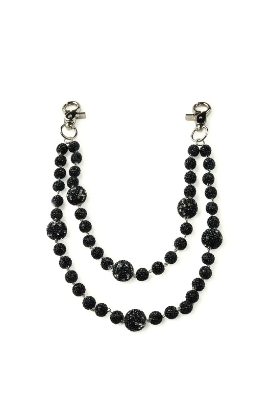 Baller Black/Black Wallet Chain