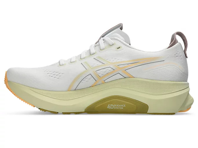 ASICS Men's GEL-KAYANO 32 Wide - WHITE/ORANGE GLOW