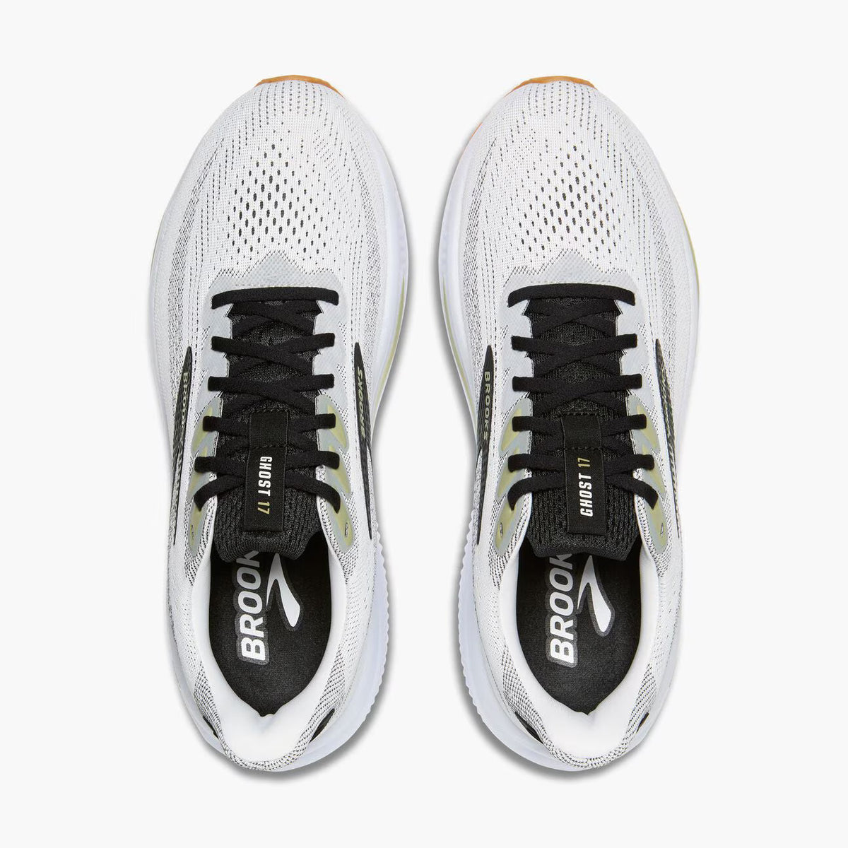 Brooks Men's Ghost 17 - White/Black/Tea (1104421D191)