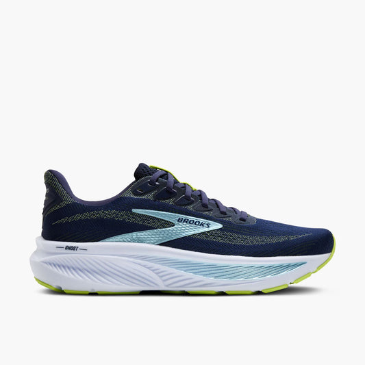 Brooks Men's Ghost 17 - Peacoat/Lime/Blue