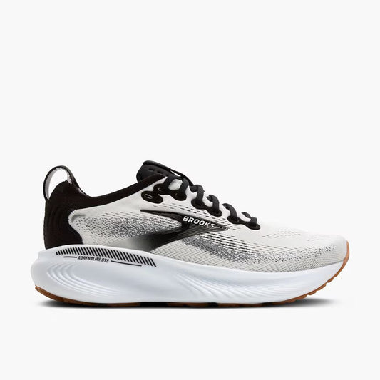 Brooks Men's Adrenaline GTS 25 - White/Black/White - Wide (2E)