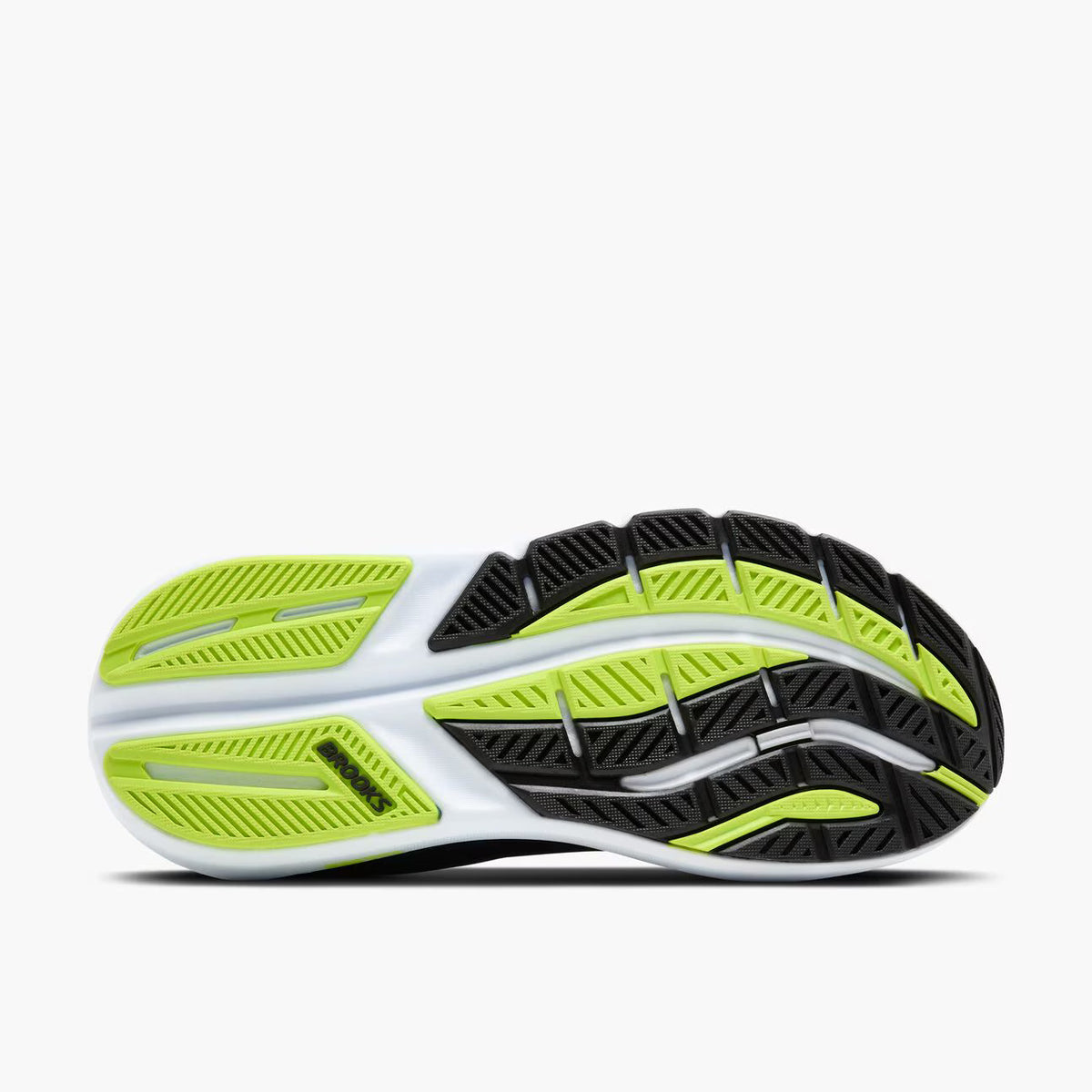 Brooks Men's Ghost Max 3 (Wide) - Black/Navy/Acid Lime