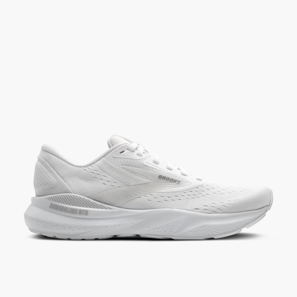 Brooks Women's Adrenaline GTS 24 (Wide) - White/Oyster/Alloy