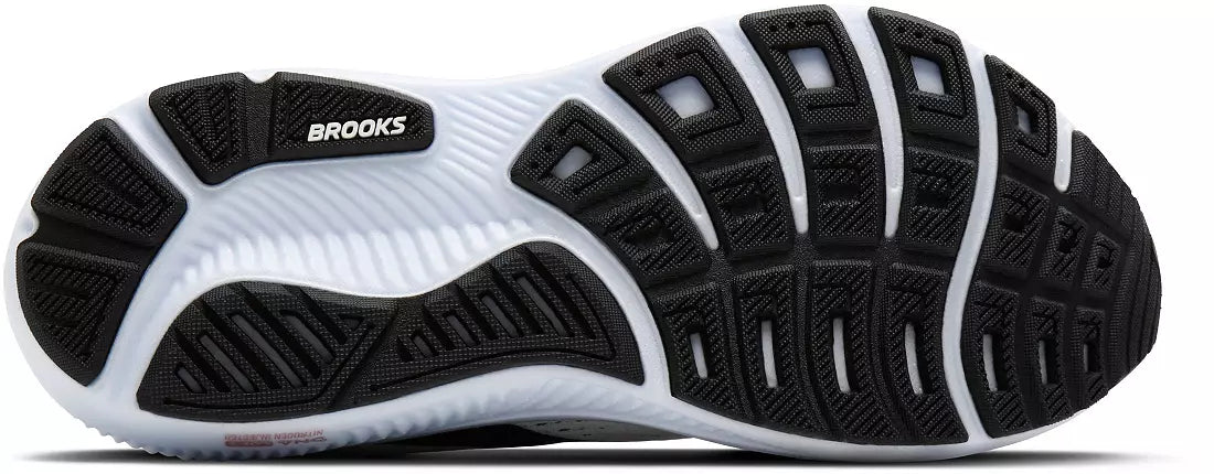 Brooks Women's Ghost 18 (Extra Wide) - White/Black/Rose Gold