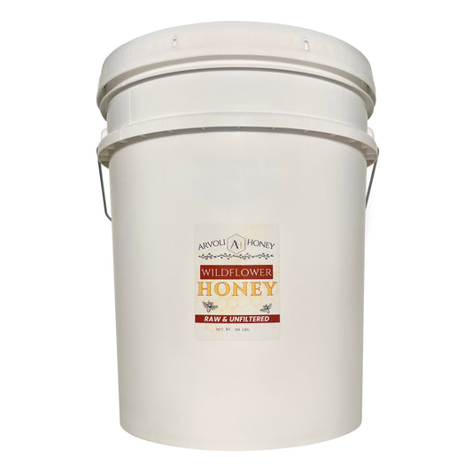 Arvoli Honey Raw Wildflower Honey - 60 LB 1 Pack