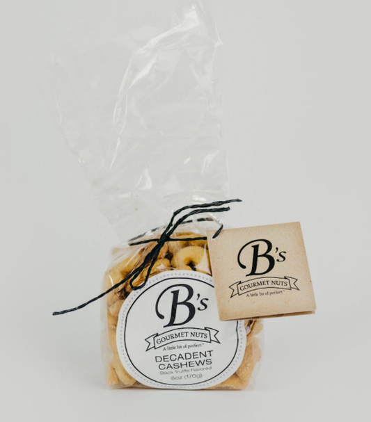 B's Gourmet Nuts Decadent Cashews - 6 OZ 10 Pack