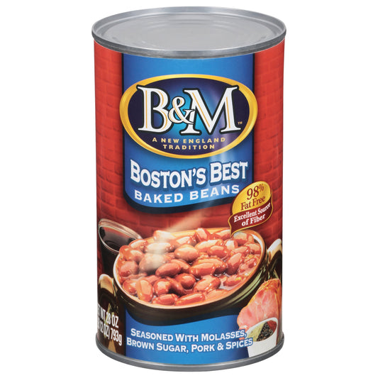 B&M Beans Baked Boston's Best - 28 OZ 12 Pack