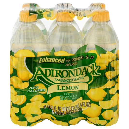 Adirondack Lemon Enhanced Water 6 ea - 101.4 FZ 4 Pack