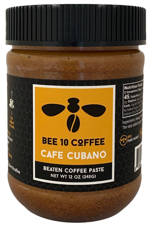 Bee10 Coffee Cafe Cubano Coffee Paste - 12 OZ 12 Pack