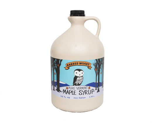 Barred Woods Maple Pure Vermont Maple Syrup - 1 GAL 4 Pack