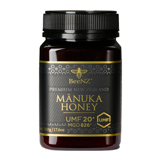 BeeNZ Manuka Honey UMF20+ - 17.6 OZ 12 Pack