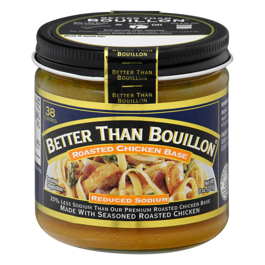 Better Than Bouillon Reduced Sodium Chicken Base - 8 OZ 6 Pack