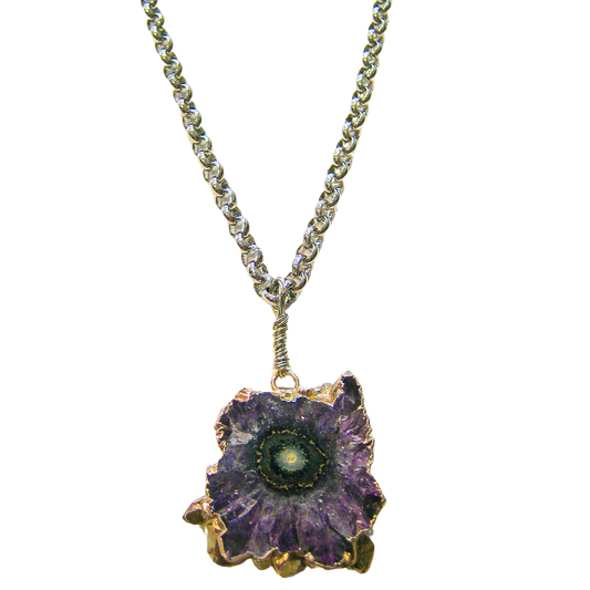 Amethyst Stalactite One-of-a-kind Necklace