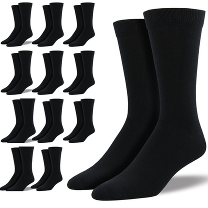 12 Pairs Premium Bamboo Loose Top Socks Diabetic Diabetes Circulation Eco Sox
