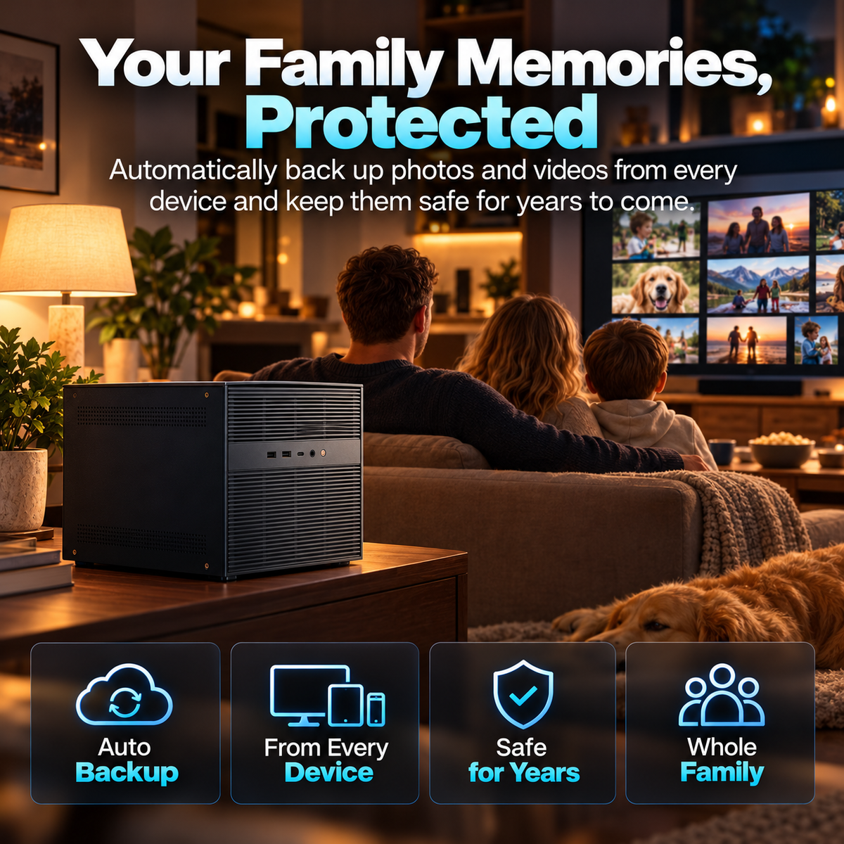 6+4 Bay Hybrid NAS Server, Intel 12th Gen 6-Core