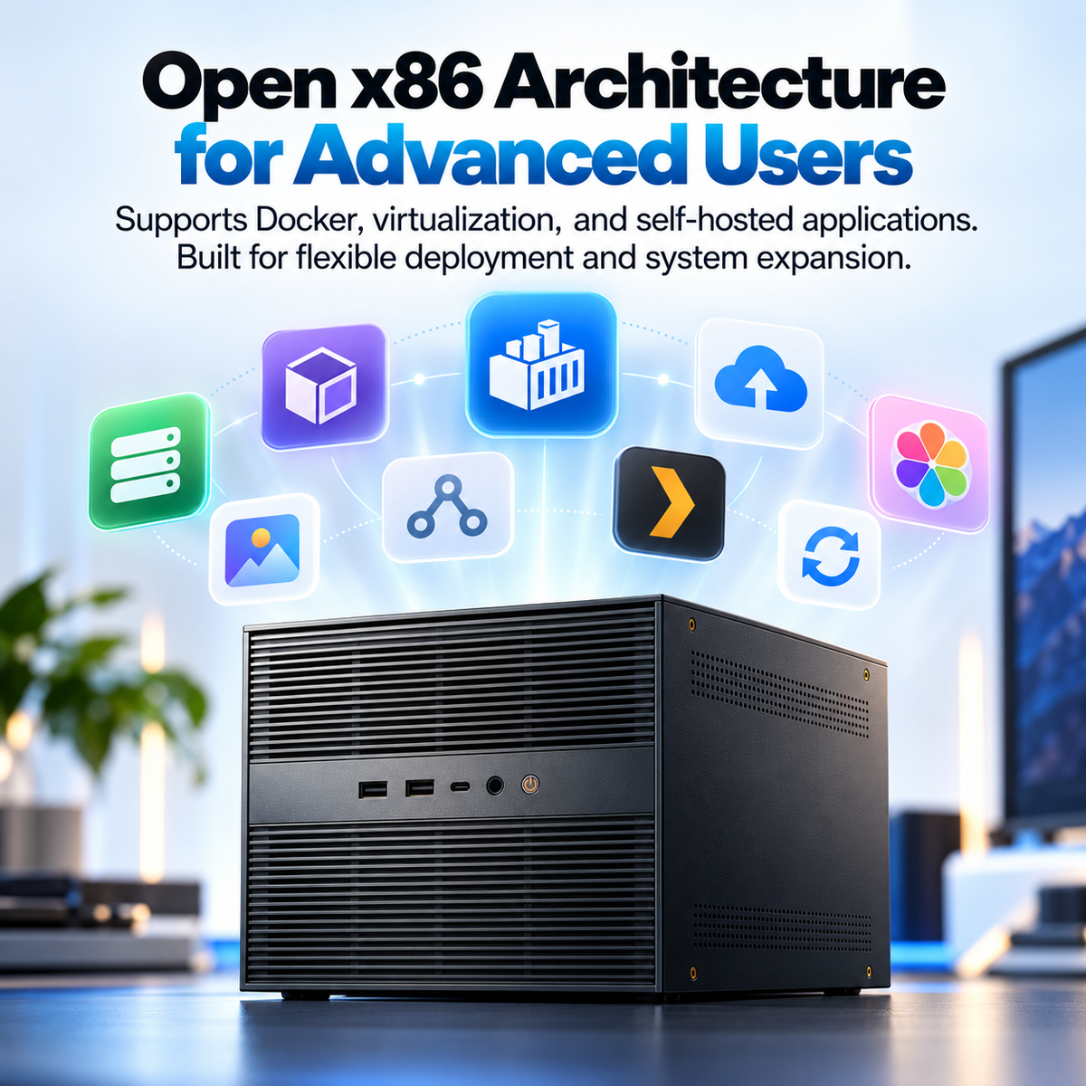 6+4 Bay Hybrid NAS Server, Intel 12th Gen 6-Core