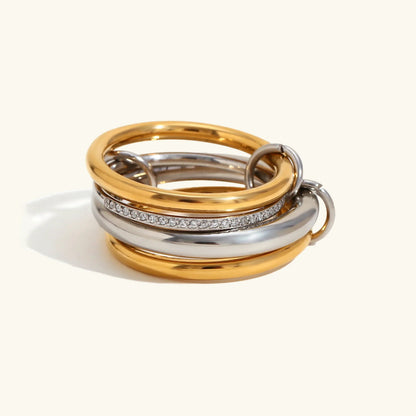 Aeliana Diamond Ring Stack