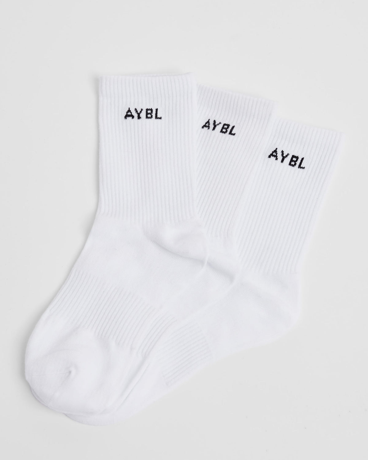 Everyday Crew Socks (3 Pack) - White