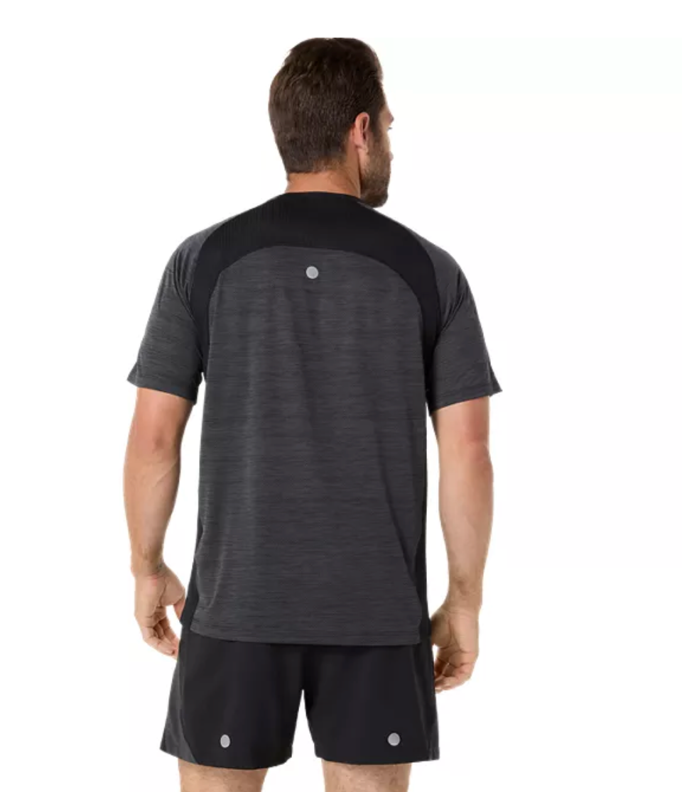 2026 ASICS LA Marathon-ASICS Men's Road SS Top Black (2011D453) (LA26-05)