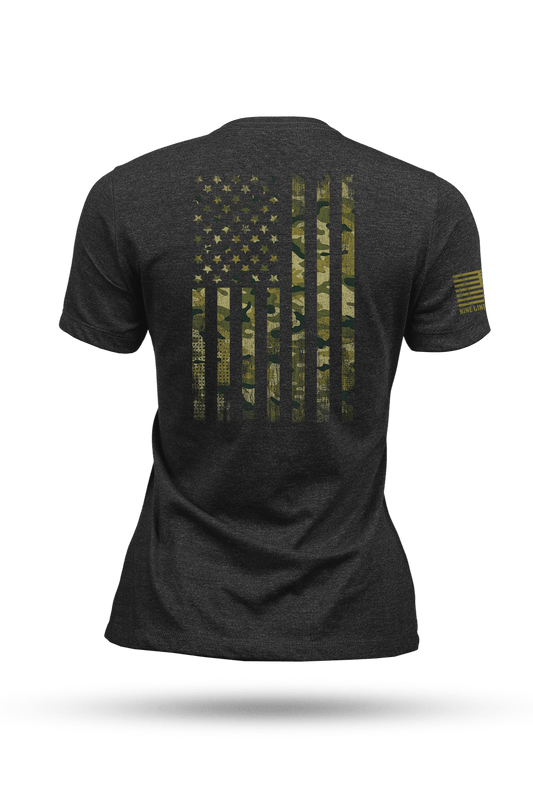 American Camo - Women's T-Shirt