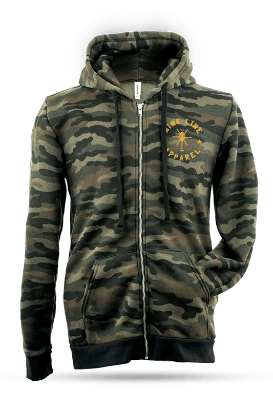Camo Helo - Full Zip Hoodie