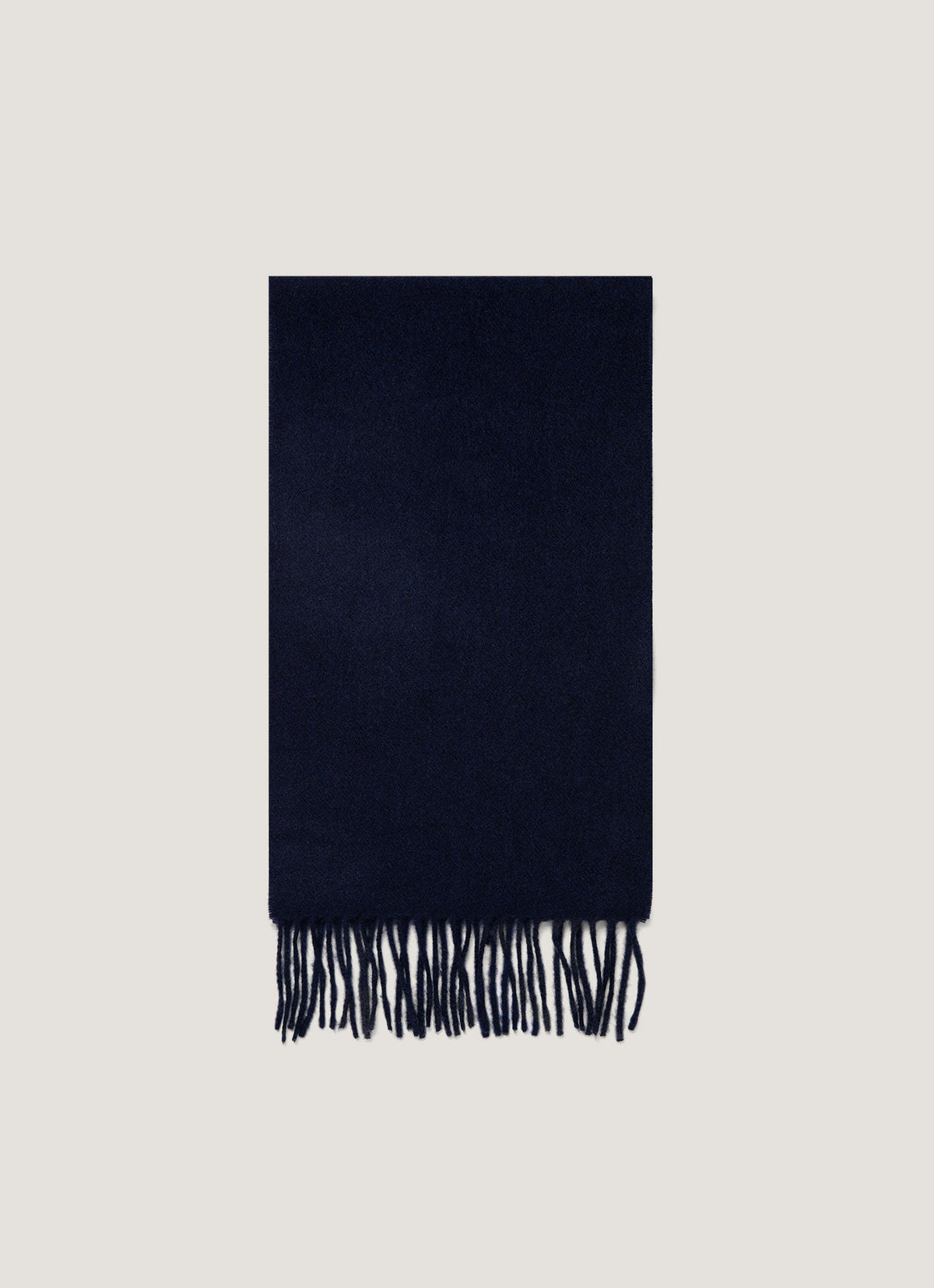 Cashmere Woven Scarf In Navy Asca9467 Buaa